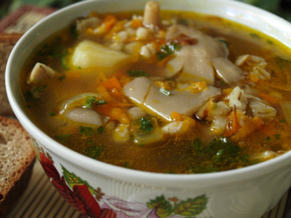 Грибной суп рецепт из вешенок с фото