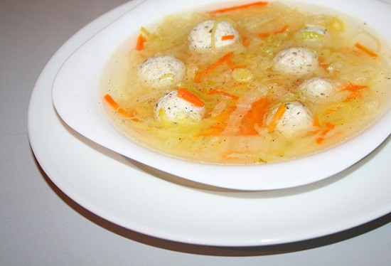 Суп с рыбными фрикадельками: рецепт с фото