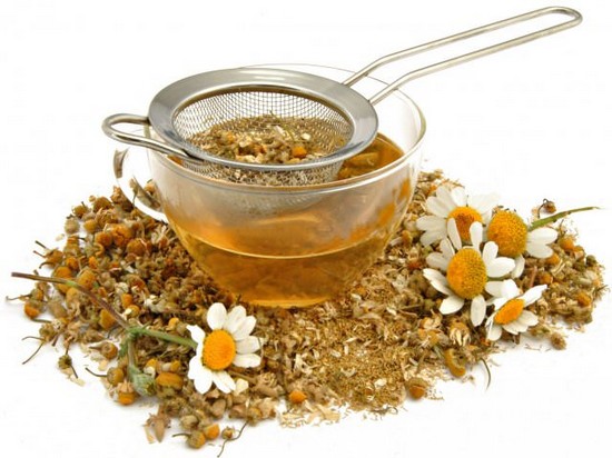 Отвар ромашки для местного использования