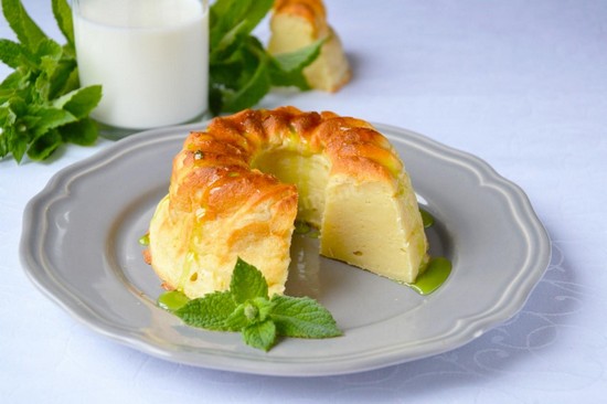 Творожный пудинг диетический