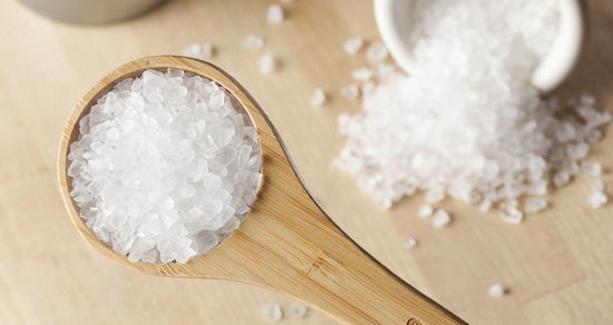 Морская или поваренная соль + сода