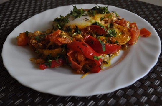 Шакшука: рецепт с фото