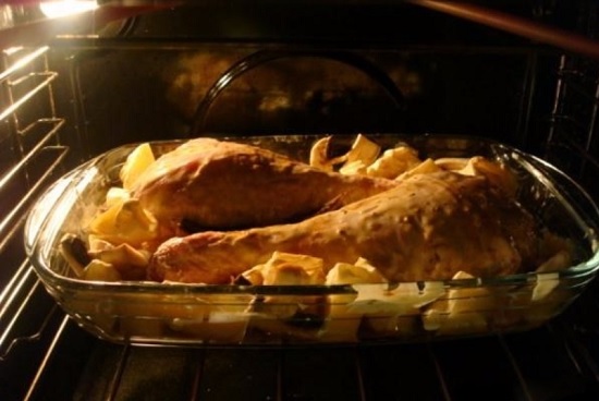 Запекаем блюдо