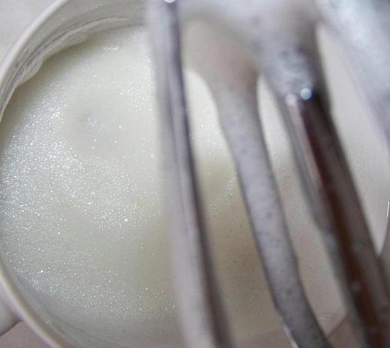 Взбиваем до появления пиков