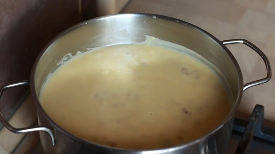 Получается вот такая однородная масса