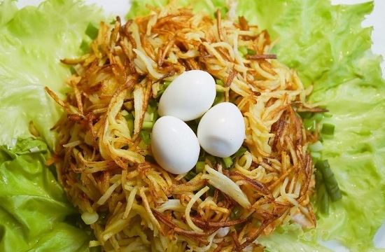 Салат с перепелиными яйцами: рецепт с фото