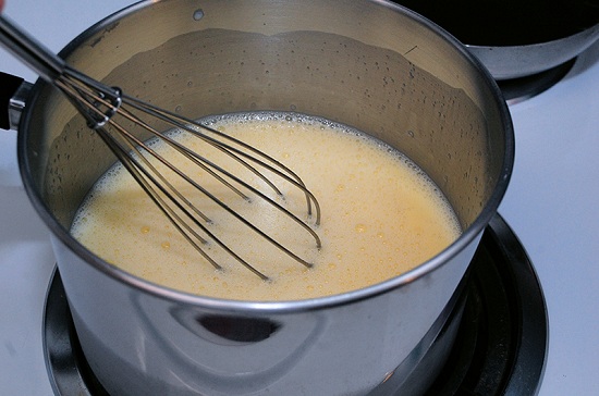 прогреваем молочную основу