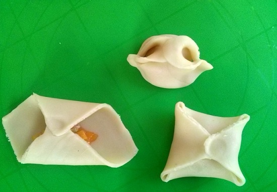 Вот такие манты у нас должны получиться