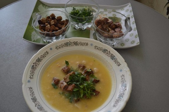 суп-пюре из нута