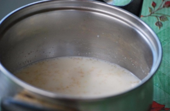 Желатин должен полностью раствориться