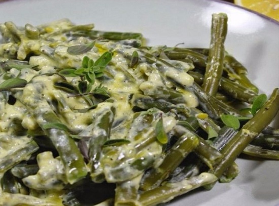 как приготовить стручковую фасоль с яйцом