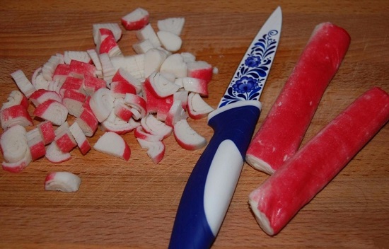 Нарезаем палочки