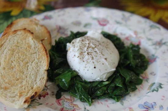 яйцо пашот в микроволновке