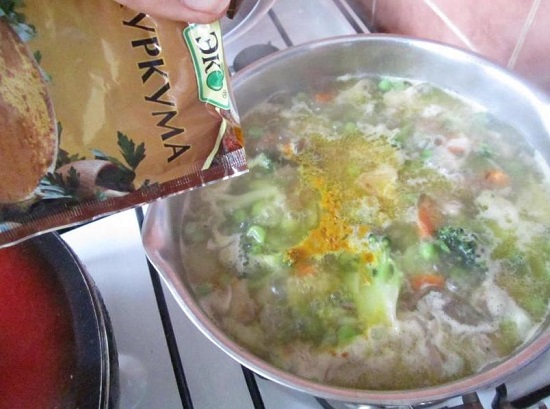 добавим куркуму